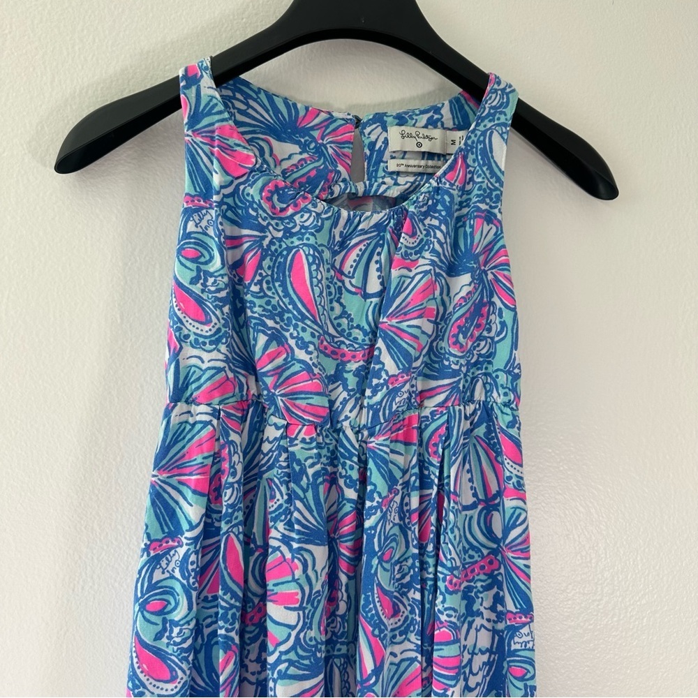 Lilly Pulitzer Girls Paisley Tier Maxi Dress M 20th Anniversary - Picture 4 of 6